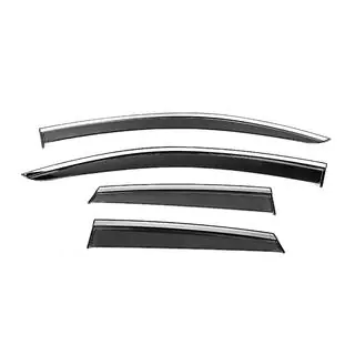 Windschermen met chromen sierlijst Niken Luxury (4 stuks)
