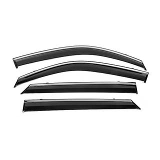 Windschermen met chromen sierlijst Niken Luxury (4 stuks)