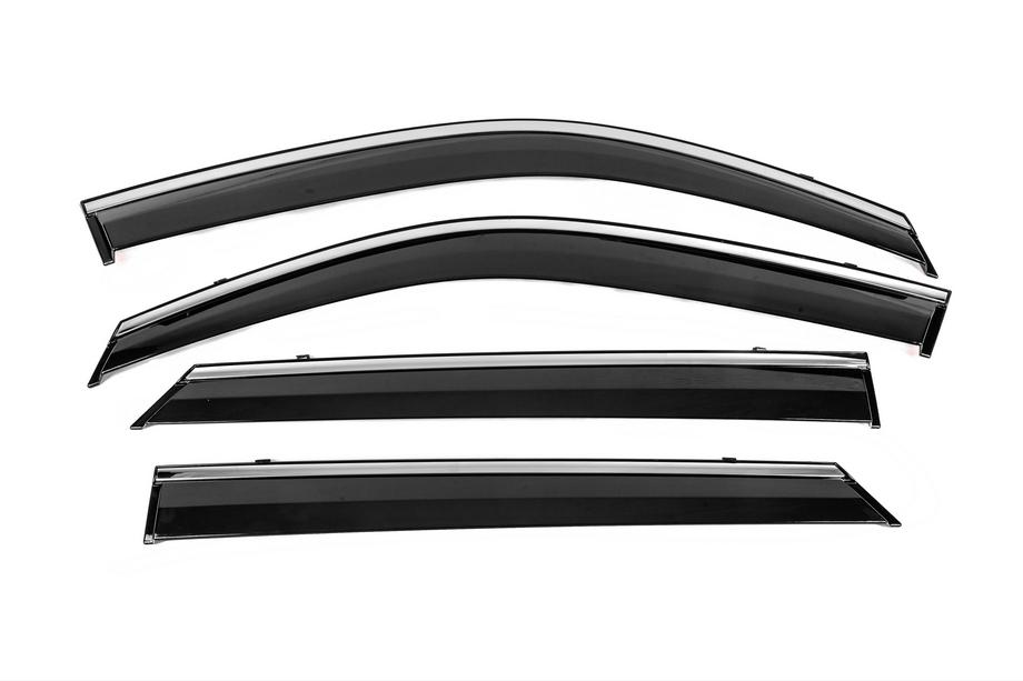 Peugeot 2008 2019– Windschermen met chromen sierlijst Niken Luxury (4 stuks) Image