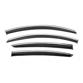 Winddeflectoren met chroomlijst Niken Luxury (HB, 4 stuks) Renault Megane IV 2016–2025 foto 1