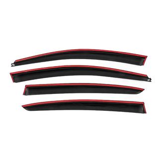 Winddeflectoren met chroomlijst Niken Luxury (HB, 4 stuks) Renault Megane IV 2016–2025 foto 4