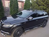 Audi Q7 2005–2015 Dakdragers (dwarsbalken) voor geïntegreerde dakrails Skybar V2 120 cm (2 stuks) Grijs foto 1