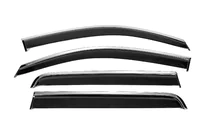 Toyota Hilux 2006–2015 Raamwinddeflectoren met chroomlijst Niken Luxury (2011-2015, 4 stuks) foto 1