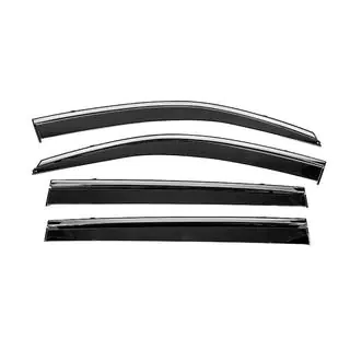 Windschermen met chromen sierlijst Niken Luxury (4 stuks)