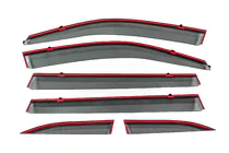 Toyota Highlander 2013–2019 Raamwindschermen met chromen sierlijst Niken Luxury (6 stuks) foto 5