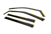Toyota Highlander 2013–2019 In-channel raamdeflectoren Niken Luxury (4 stuks) foto 2
