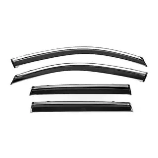 Windschermen met chromen sierlijst Niken Luxury (4 stuks)