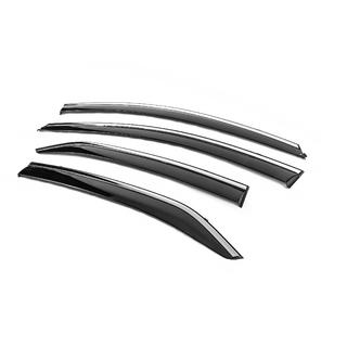 Windschermen met chromen sierlijst Niken Luxury (4 stuks) Toyota Corolla 2013–2019 foto 3