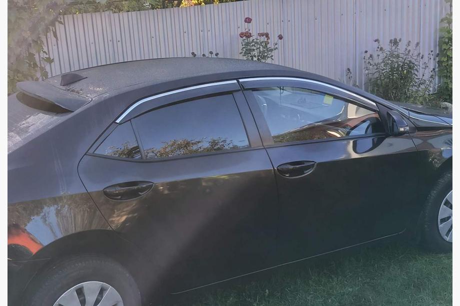 Toyota Corolla 2013–2019 Windschermen met chromen sierlijst Niken Luxury (4 stuks) Image
