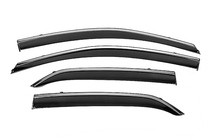 Toyota Corolla 2007–2013 Windschermen met chromen sierlijst Niken Luxury (4 stuks) foto 1