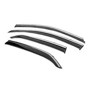 Windschermen met chromen sierlijst Niken Luxury (4 stuks) Toyota Corolla 2007–2013 foto 2