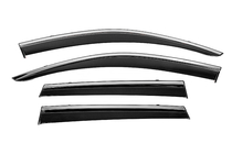 Volkswagen Touareg 2010–2018 Windschermen met chromen sierlijst Niken Luxury (4 stuks) foto 1