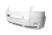 Volkswagen T5 Transporter 2003–2010 Eendelige bumperlip (spuitklaar) foto 1
