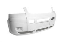 Volkswagen T5 Transporter 2003–2010 Eendelige bumperlip (spuitklaar) foto 4