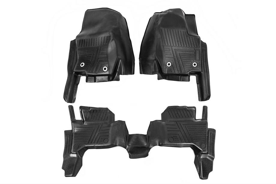 Toyota Land Cruiser Prado 250 2023– Rubberen automatten Niken Luxury 3D (3 stuks) Foto 4