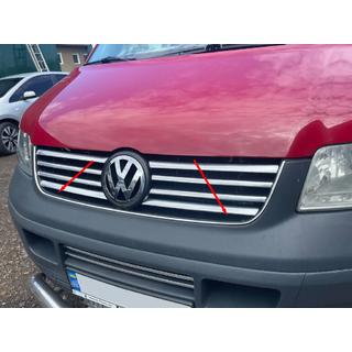 RVS omlijsting voor radiateurgrille Volkswagen T5 Transporter 2003–2010 foto 4