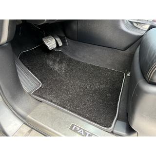 Deluxe stoffen automatten (3 rijen, zwart) foto 1