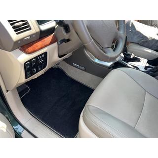 Deluxe textiele vloermatten (2 rijen, zwart) Toyota Land Cruiser Prado 120 2002–2009 foto 1