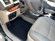 Toyota Land Cruiser Prado 120 2002–2009 Deluxe stoffen automatten (3 rijen, zwart) foto 1