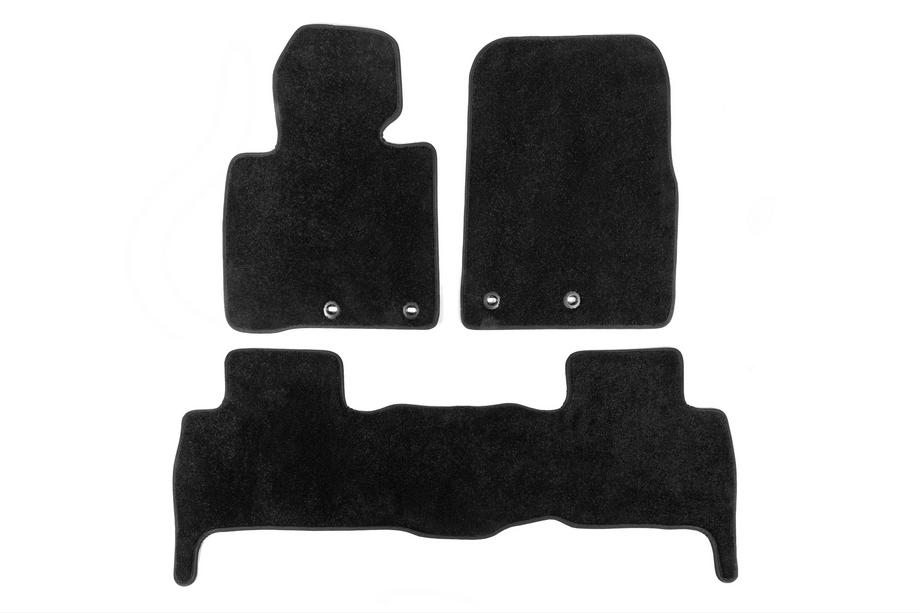 Toyota Land Cruiser 200 2007–2021 Textiele automatten Deluxe V-2 (2012-2021, zwart) Foto 2