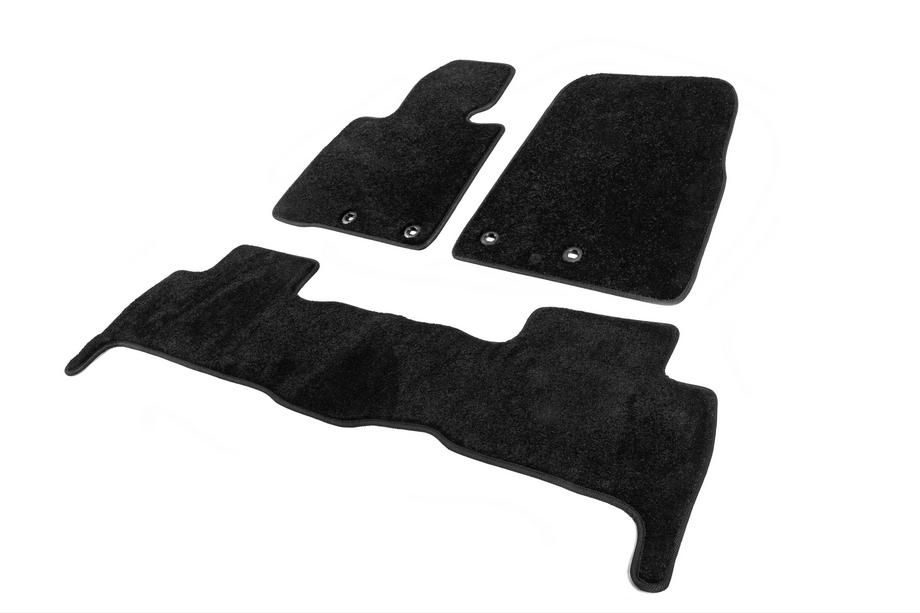 Toyota Land Cruiser 200 2007–2021 Textiele automatten Deluxe V-2 (2012-2021, zwart) Foto 1