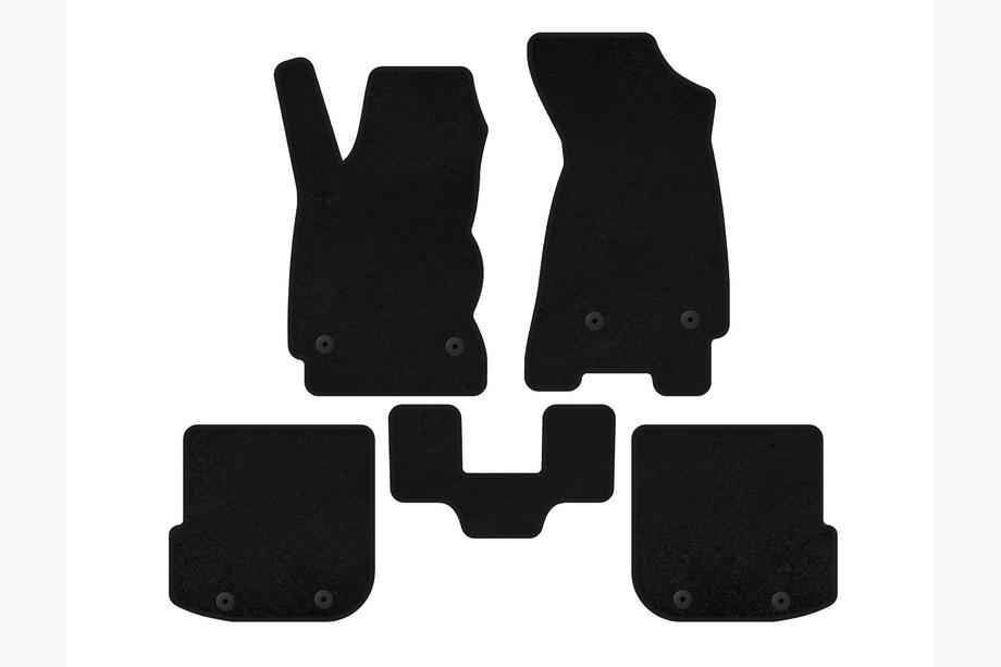 Audi A4 B5 1994–2001 Deluxe textielen automatten (Avant, zwart) Image