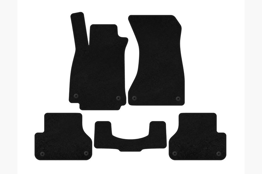 Audi A5 2016–2025 Stoffen automattenset Deluxe V1 (Sedan, zwart) Image