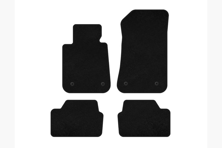 BMW 1 Serie E81/E82/E87/E88 2004–2011 Textiele automatten Deluxe (Zwart) Image