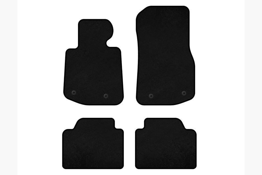 BMW 4 Serie F32/F33/F36 2012–2020 Stoffen automatten Deluxe V2 (Zwart) Image