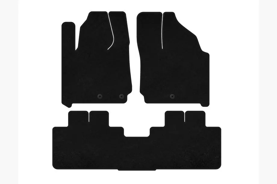 Cadillac SRX 2010–2016 Deluxe textiele automatten (zwart) Image