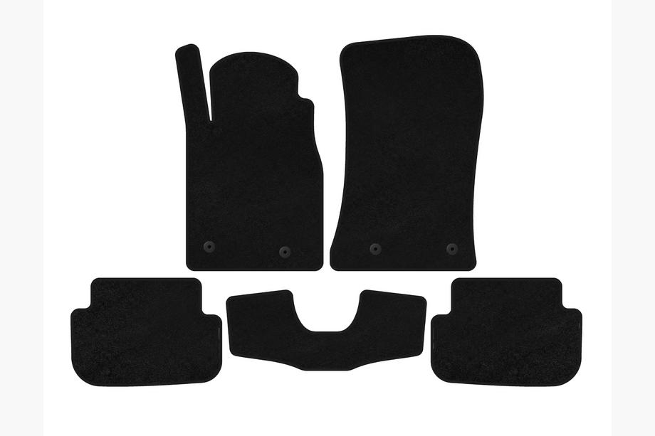 Chevrolet Camaro 2009–2015 Textiele automatten Deluxe (Zwart) Image