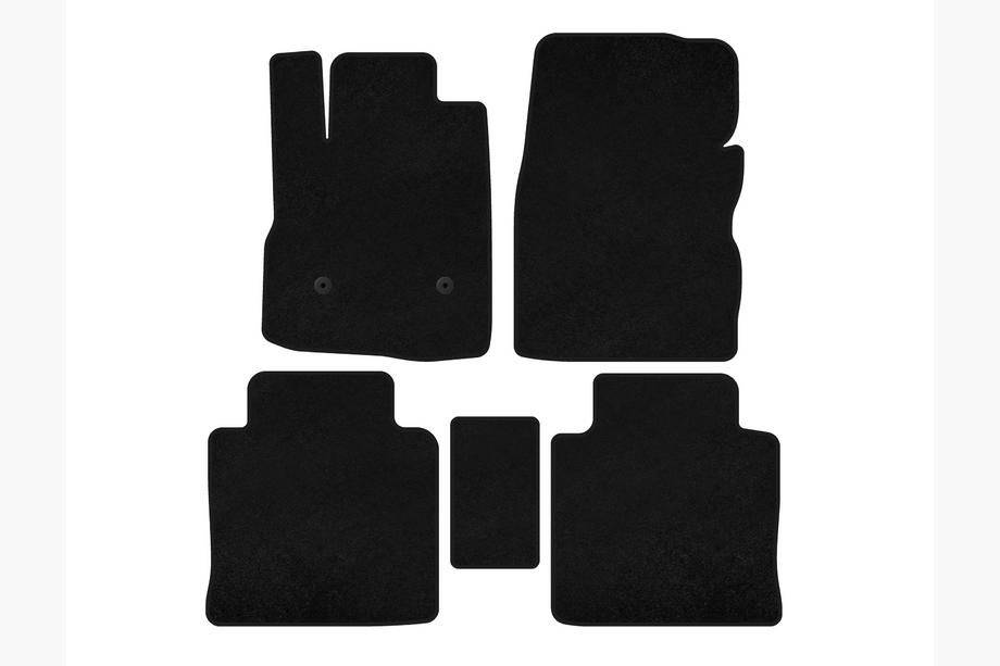 Chevrolet Equinox 2009–2016 Textielen automatten Deluxe (2009-2015, Zwart) Image