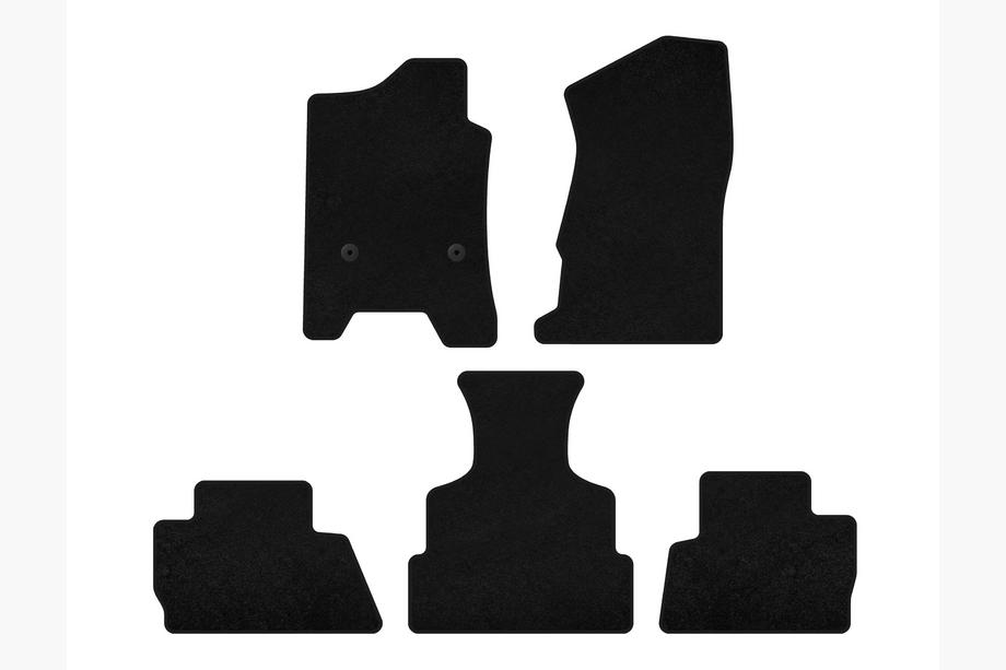 Chevrolet Tahoe 2014–2019 Textielen automatten Deluxe (2014-2020, zwart) Foto 1