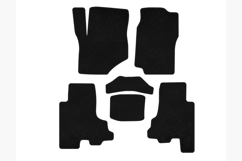 Chevrolet Trailblazer 2002–2012 Textiele automatten Deluxe (Zwart) Image