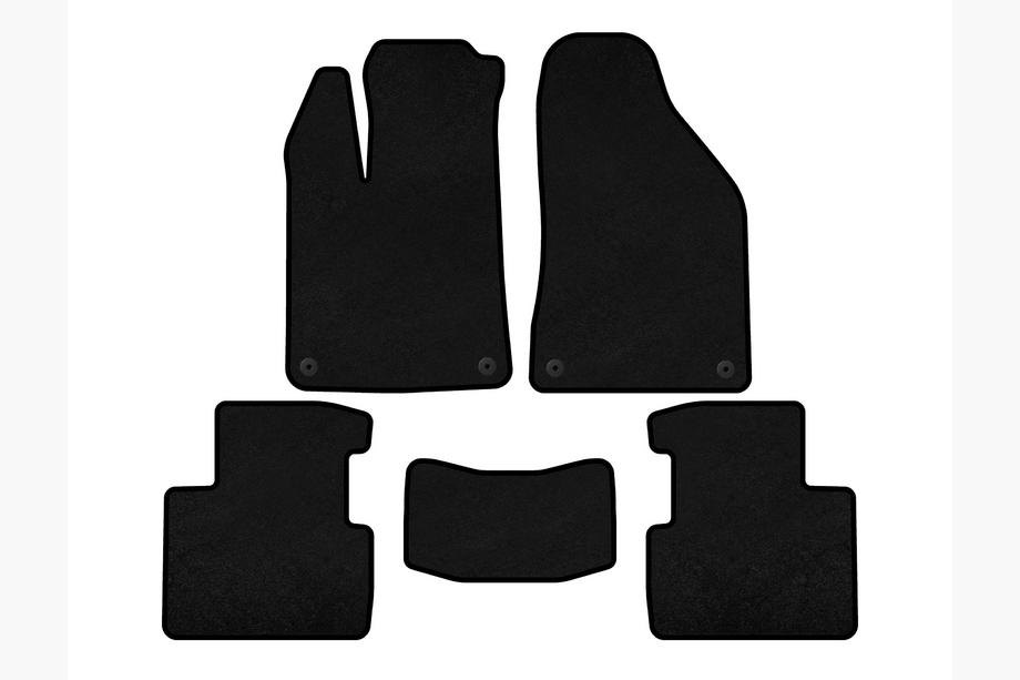 Chrysler 200 II 2014–2017 Textiele automatten Deluxe (SD, zwart) Image