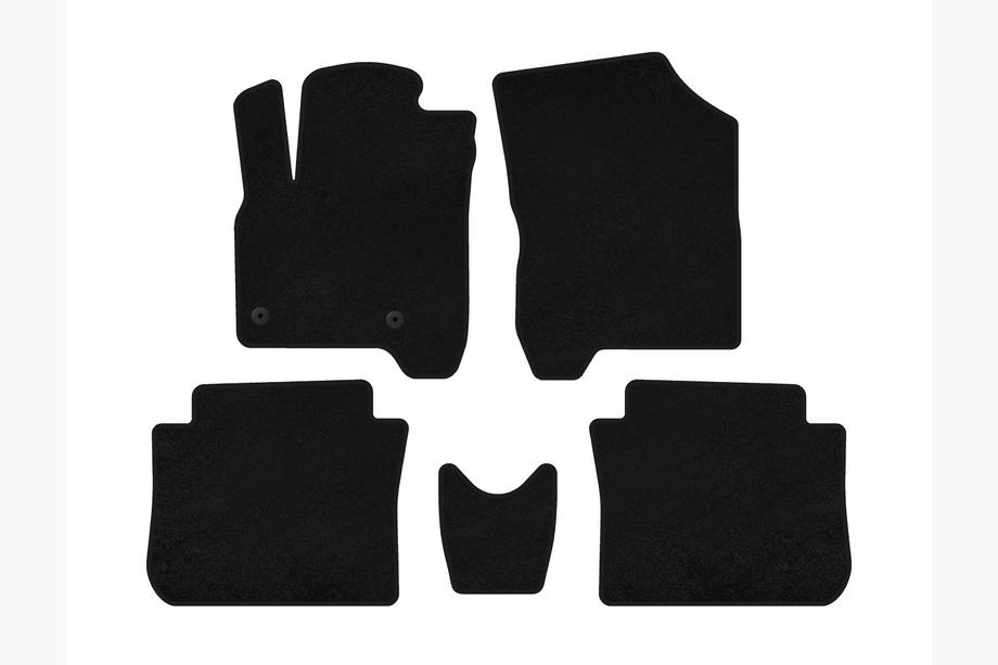 Citroen C-3 Picasso 2010–2017 Textiele automatten Deluxe (Zwart) Image