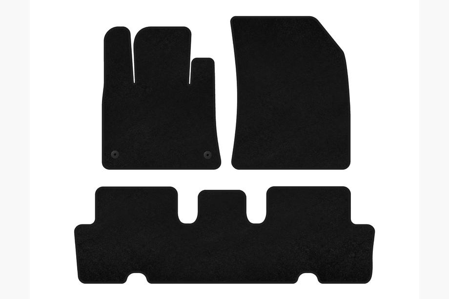 Citroen C-4 Picasso 2013–2022 Deluxe V1 velours automatten (2 rijen, zwart) Image