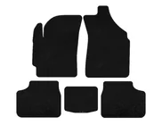 Daewoo Matiz 2009–2015 Textiele automatten Deluxe (Zwart) foto 1