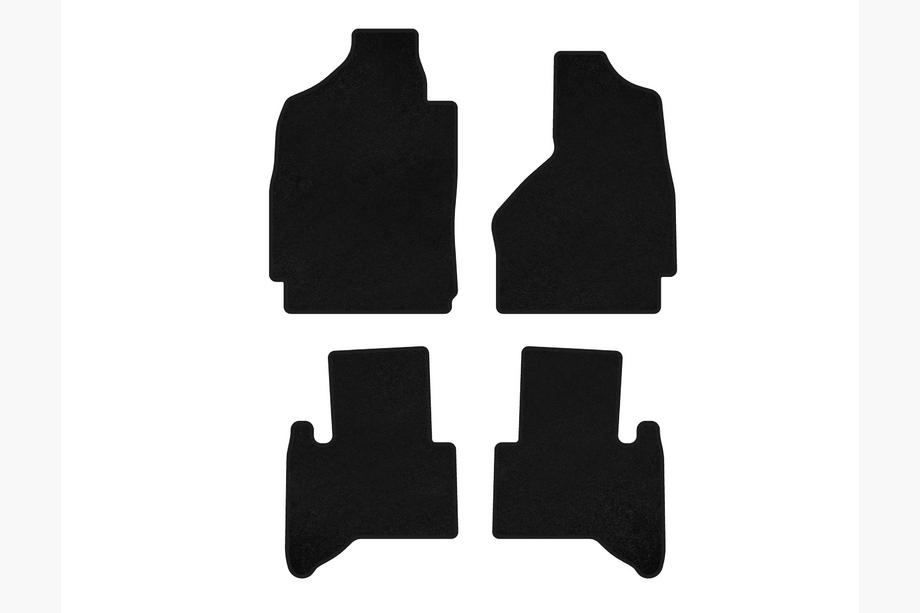 Dodge RAM (DR/DH/D1/DC/DM) 2002–2009 Textiele automatten Deluxe (2002-2009, zwart) Image