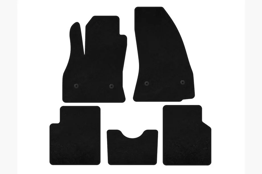 Fiat 500/500L 2013–2022 Textiele automatten Deluxe (voor 500L, zwart) Image