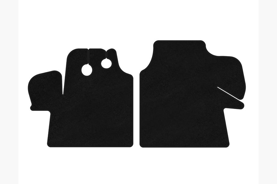 Fiat Ducato 1995–2006 Stoffen mattenset Deluxe (2002-2006, zwart) Image