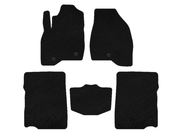 Ford Explorer 2011–2019 Deluxe textiele automatten (2017-2019, 2e rij, 7-zits, zwart) foto 1
