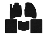 Ford Explorer 2011–2019 Deluxe textiele automatten (2015-2019, 5-zits, zwart) foto 1