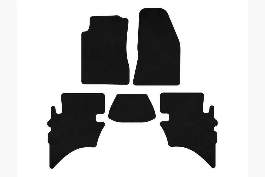 Ford Ranger 2002–2006 Textiele automatten Deluxe (Zwart) Image
