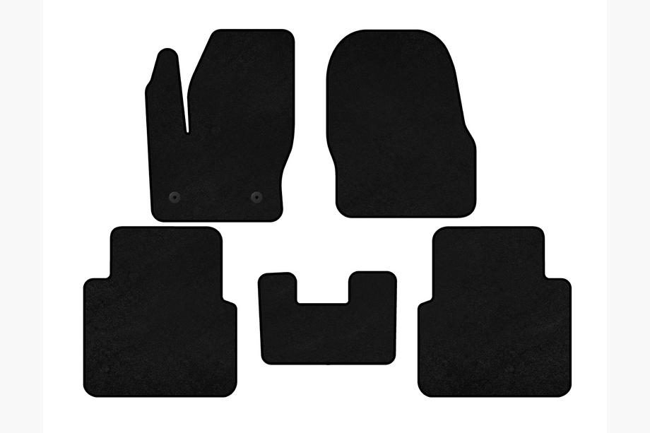 Ford Connect 2014–2021 Textiele automatten Deluxe (Zwart) Image