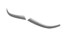 Volkswagen T5 2010–2015 Koplampwimpers (2 stuks, overspuitbaar) foto 5
