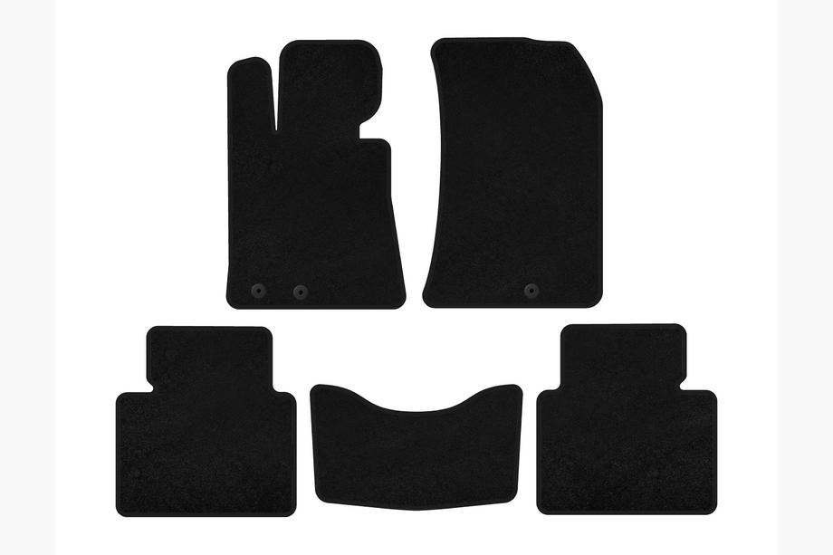 Hyundai Genesis BH 2008–2013 Textiele automatten Deluxe (Zwart) Image