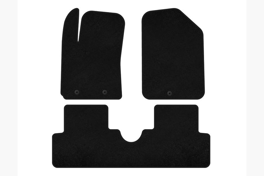 Hyundai I-10 2014–2017 Deluxe textielen automatten (HB, zwart) Image
