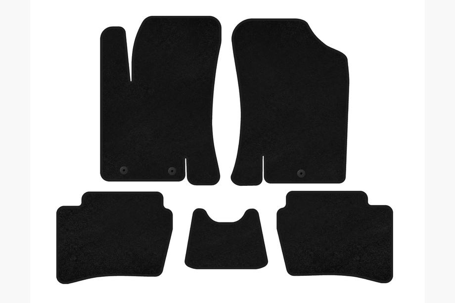Hyundai I-20 2008–2012 Deluxe textielen automatten (HB, zwart) Image