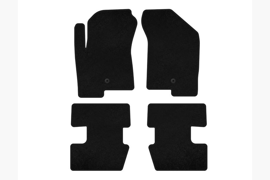 Jeep Compass 2006–2016 Textielen automatten Deluxe (Facelift, zwart) Image
